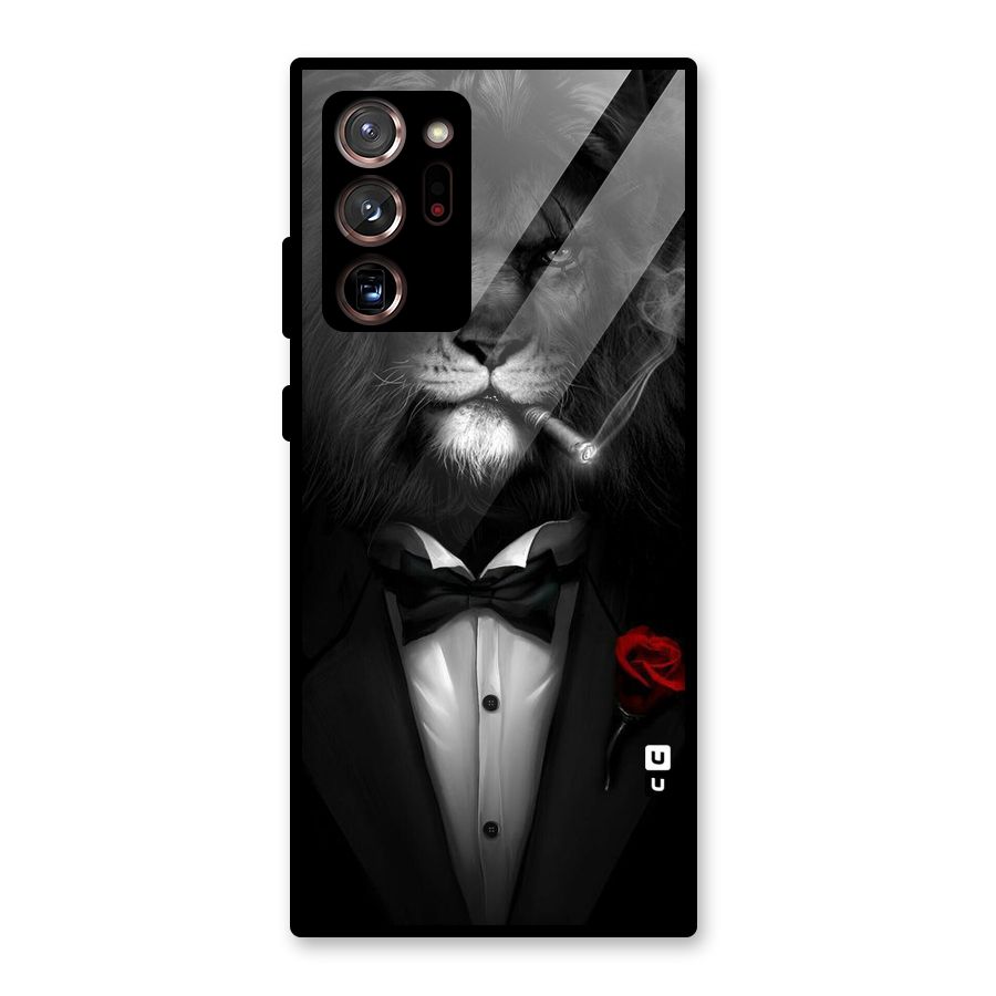 Lion Class Glass Back Case for Galaxy Note 20 Ultra 5G