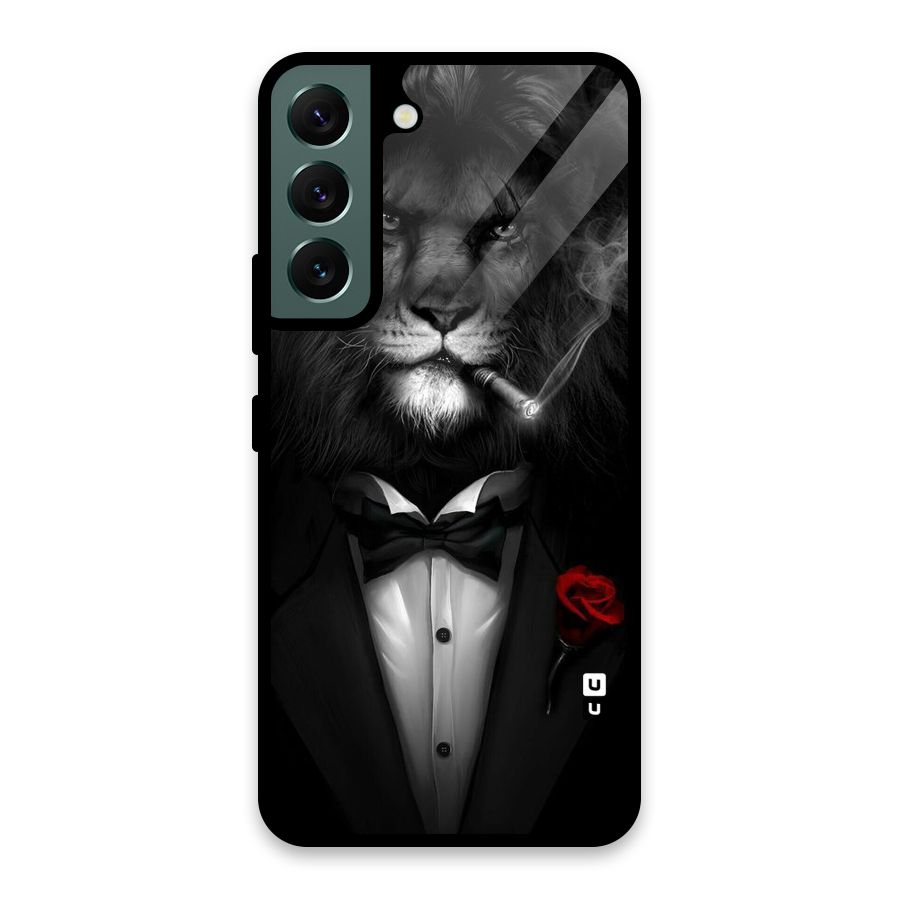 Lion Class Glass Back Case for Galaxy S22 5G