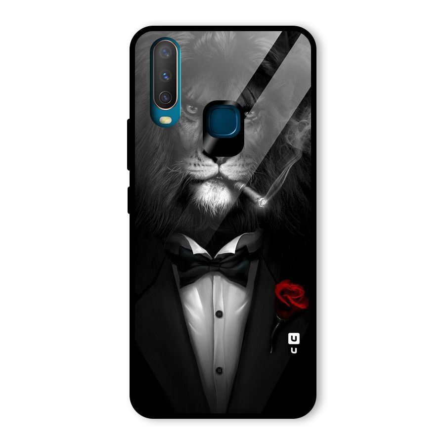 Lion Class Glass Back Case for Vivo U10