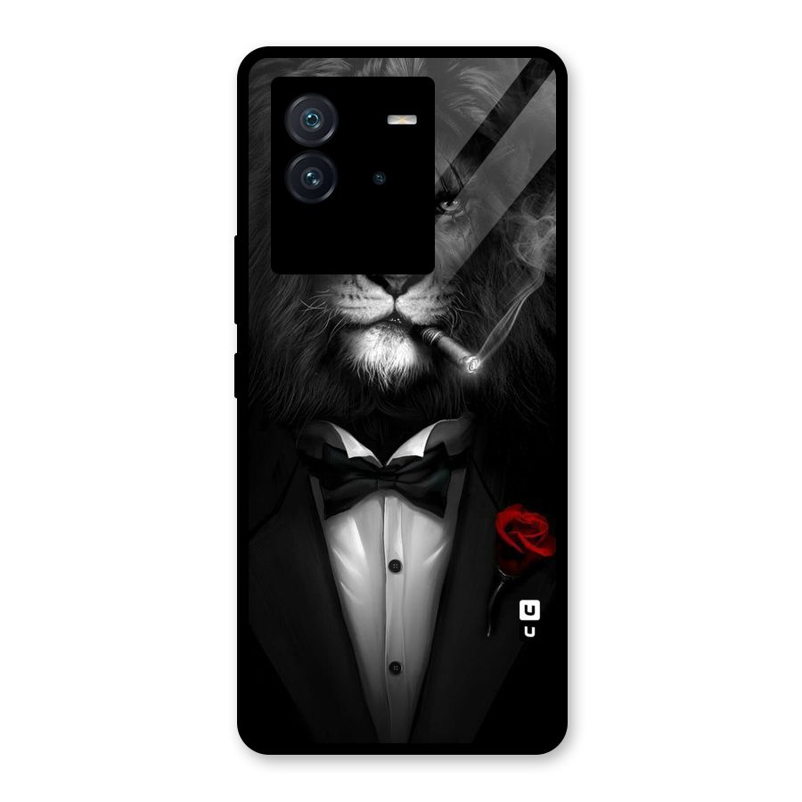 Lion Class Glass Back Case for Vivo iQOO Neo 6 5G