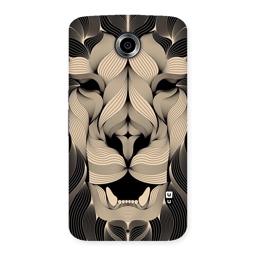 Lion Shape Design Back Case for Nexsus 6