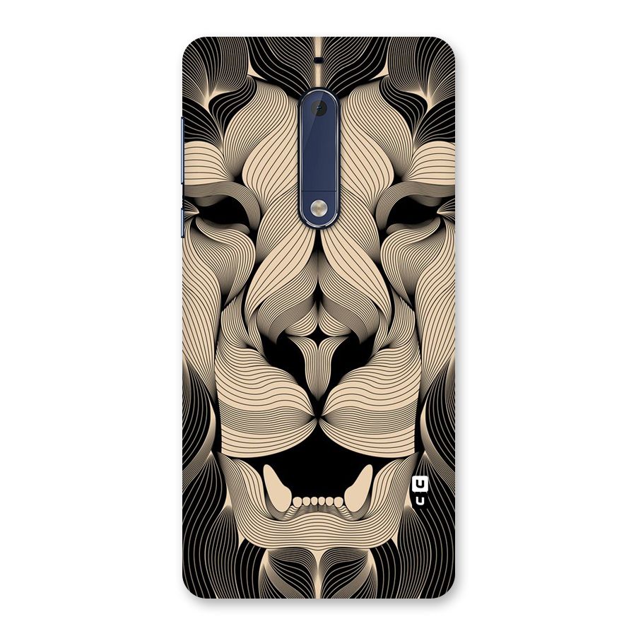 Lion Shape Design Back Case for Nokia 5