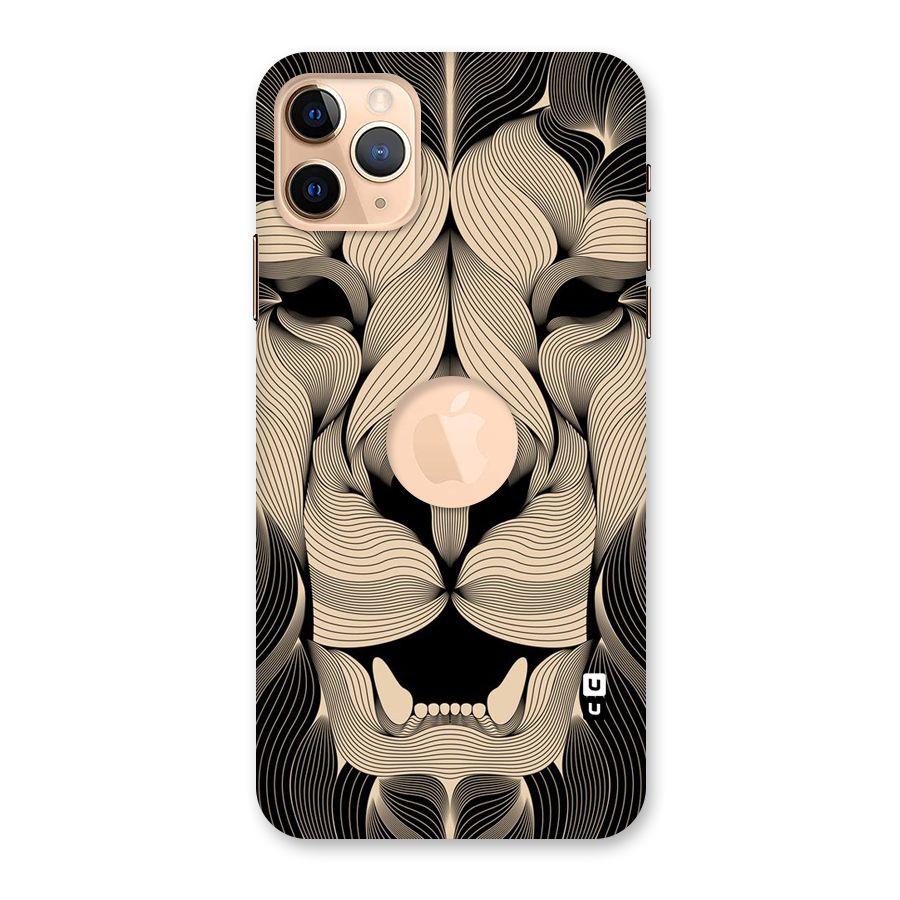 Lion Shape Design Back Case for iPhone 11 Pro Max Logo Cut