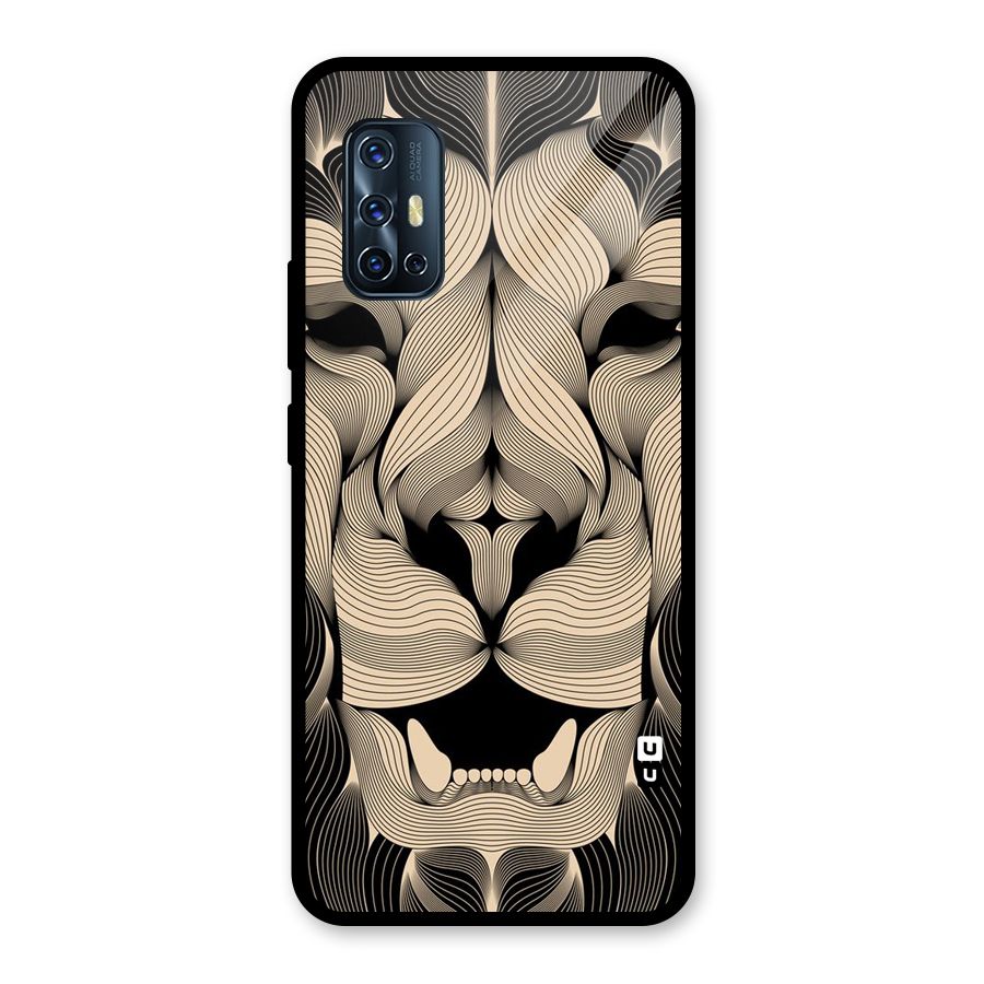 Lion Shape Design Glass Back Case for Vivo V17