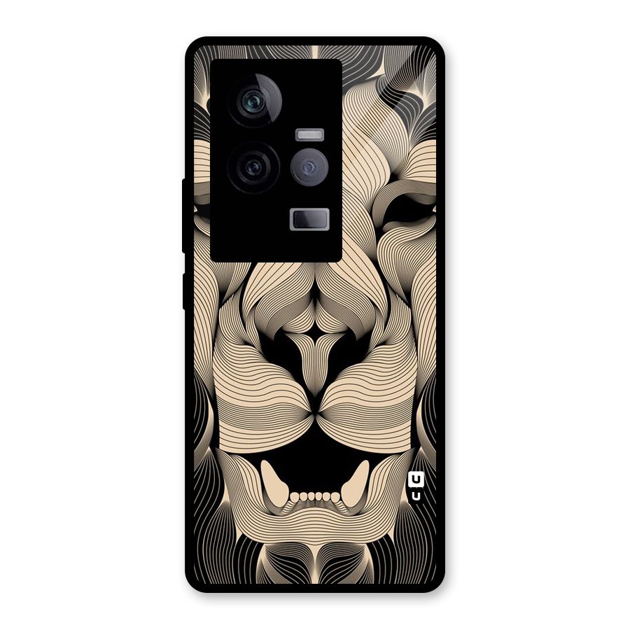 Lion Shape Design Glass Back Case for Vivo iQOO 11 5G