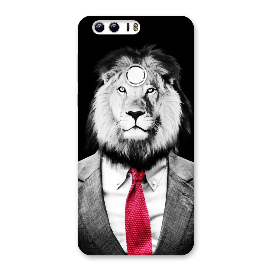 Lion with Red Tie Back Case for Honor 8