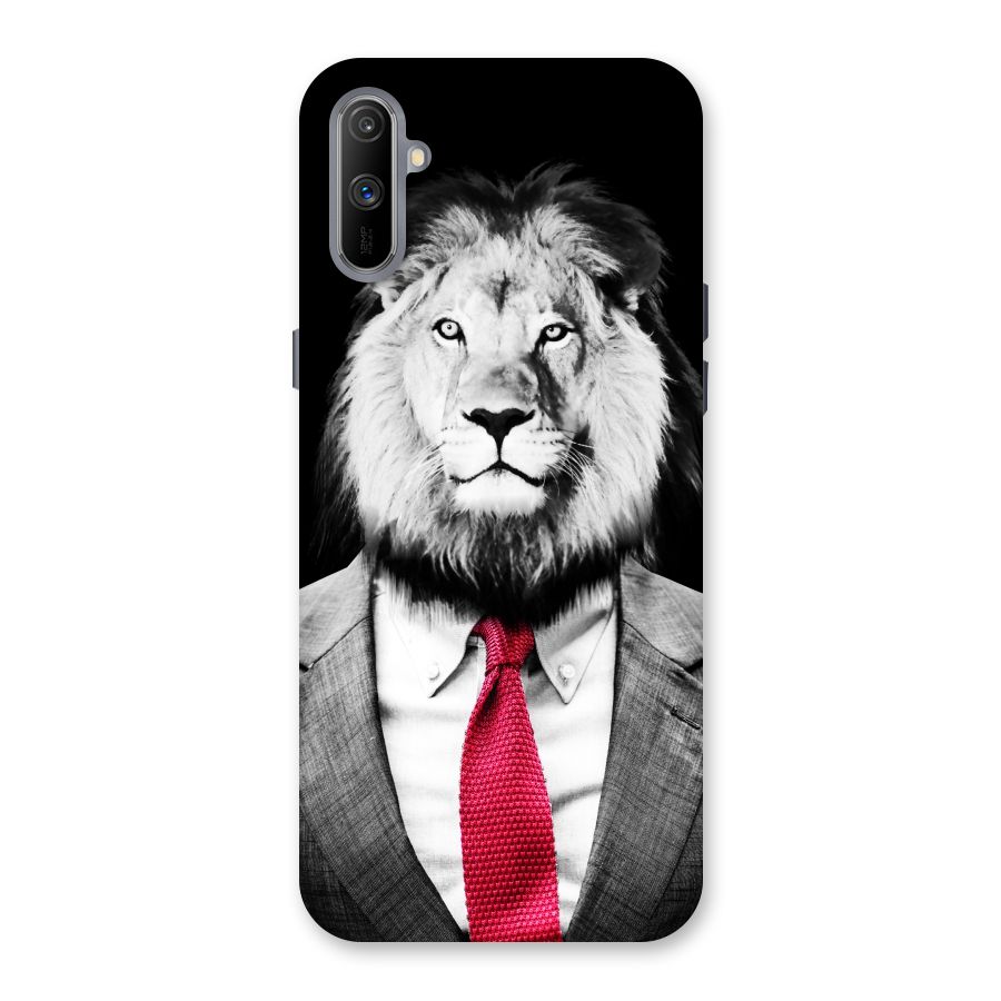 Lion with Red Tie Back Case for Realme C3
