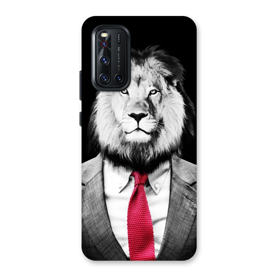 Lion with Red Tie Back Case for Vivo V19