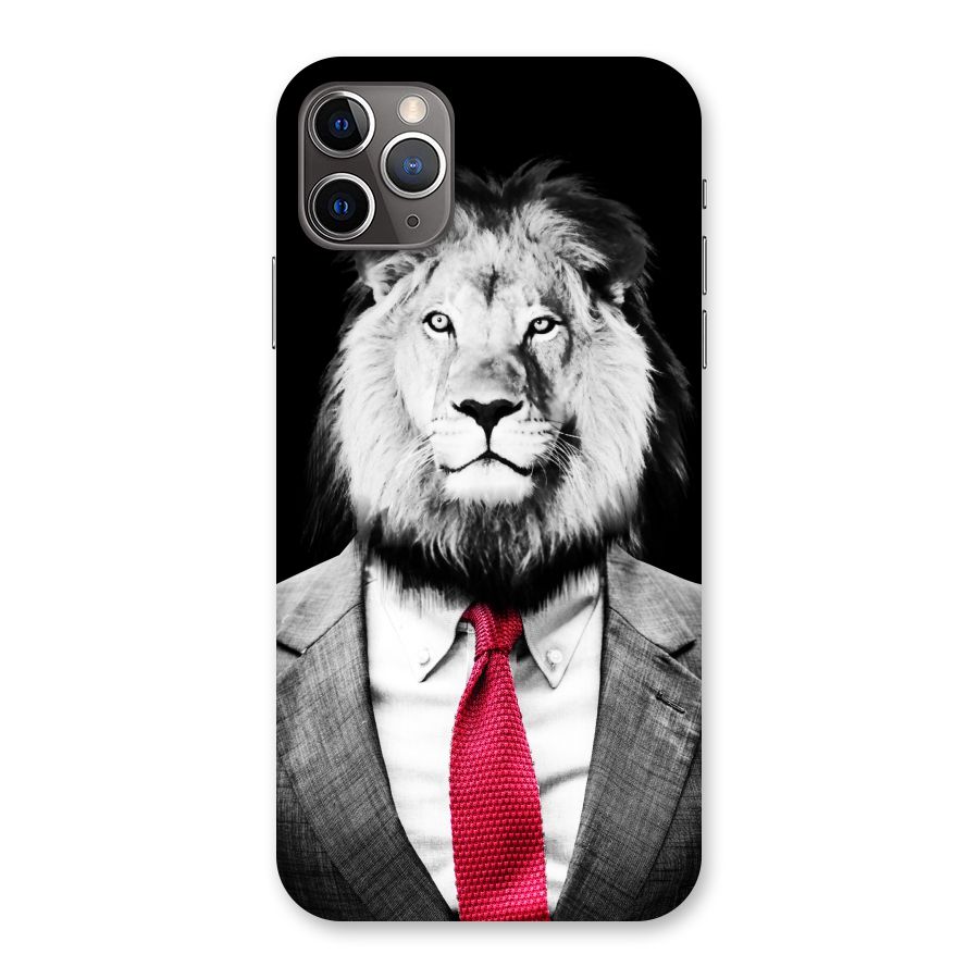 Lion with Red Tie Back Case for iPhone 11 Pro Max