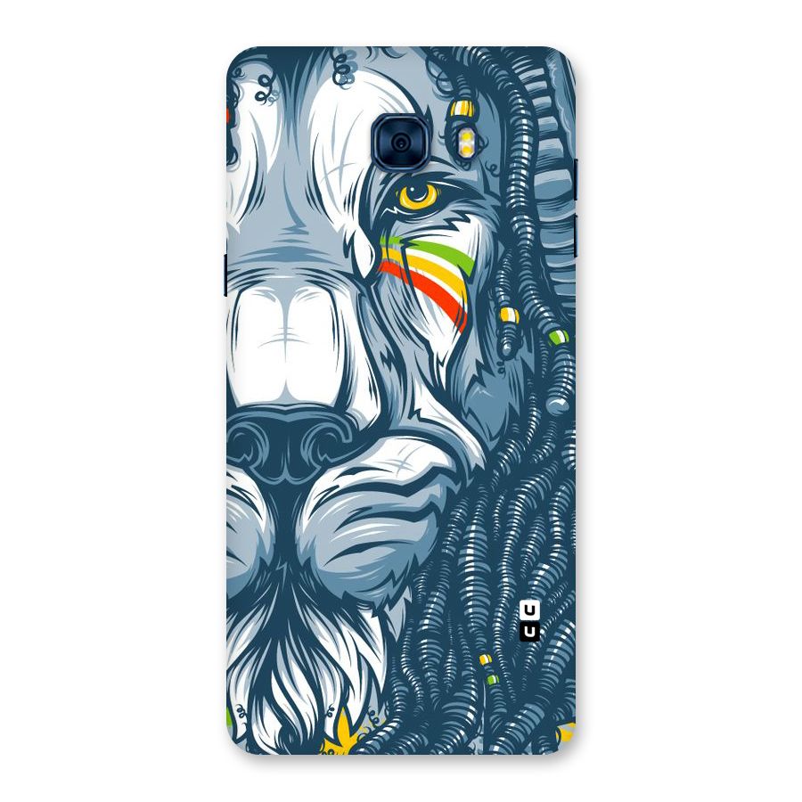 Lionic Face Back Case for Galaxy C7 Pro