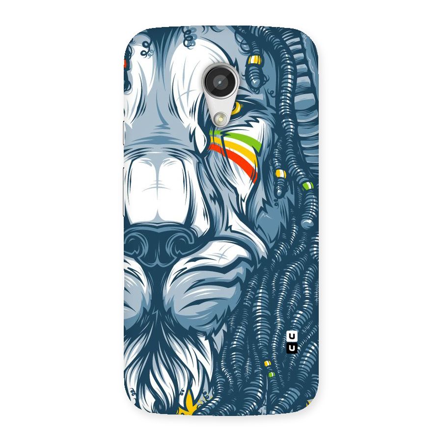 Lionic Face Back Case for Moto G 2nd Gen