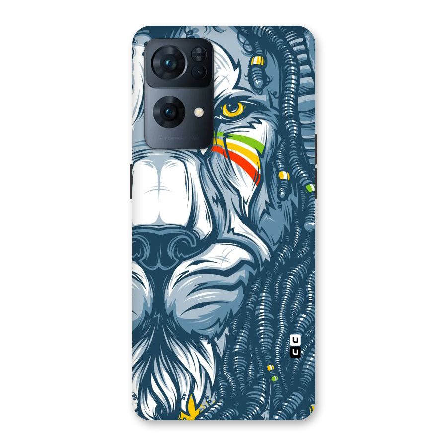 Lionic Face Back Case for Oppo Reno7 Pro 5G