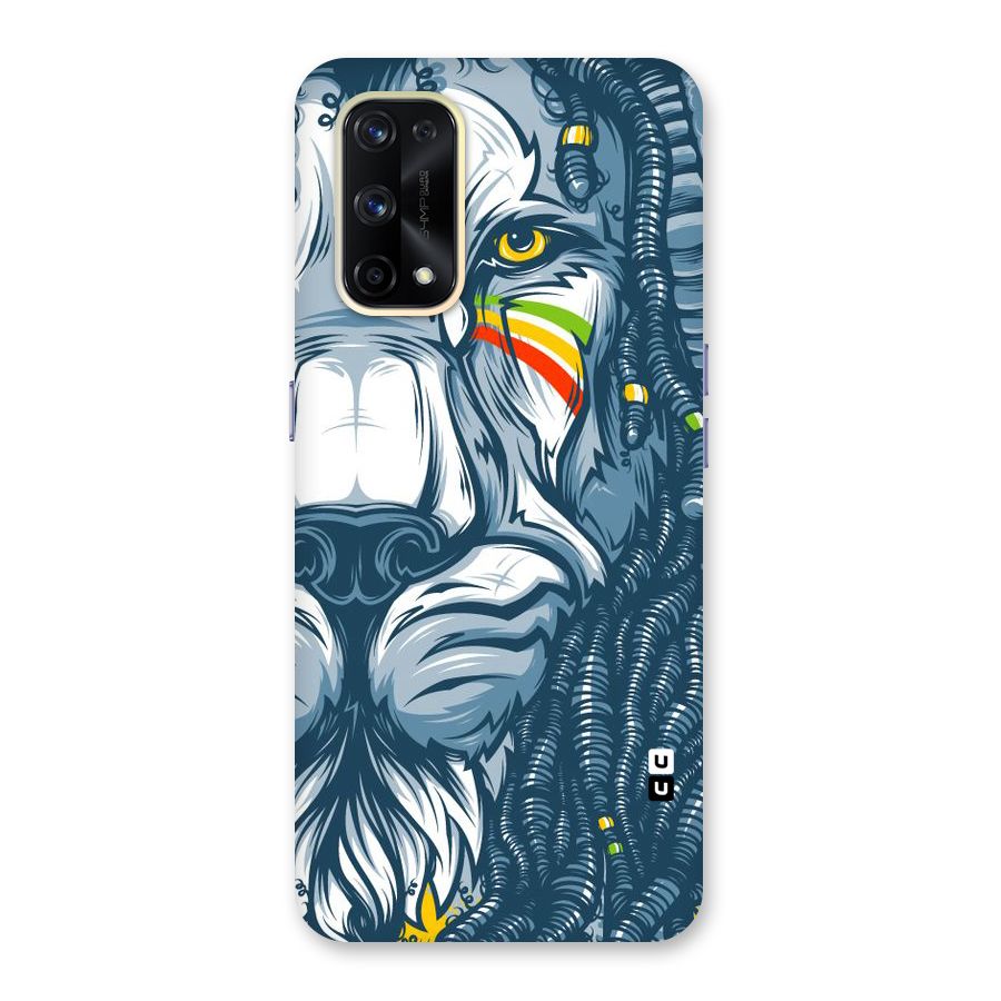 Lionic Face Glass Back Case for Realme X7 Pro