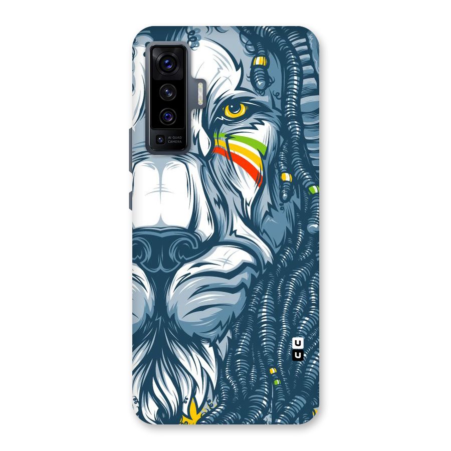 Lionic Face Back Case for Vivo X50