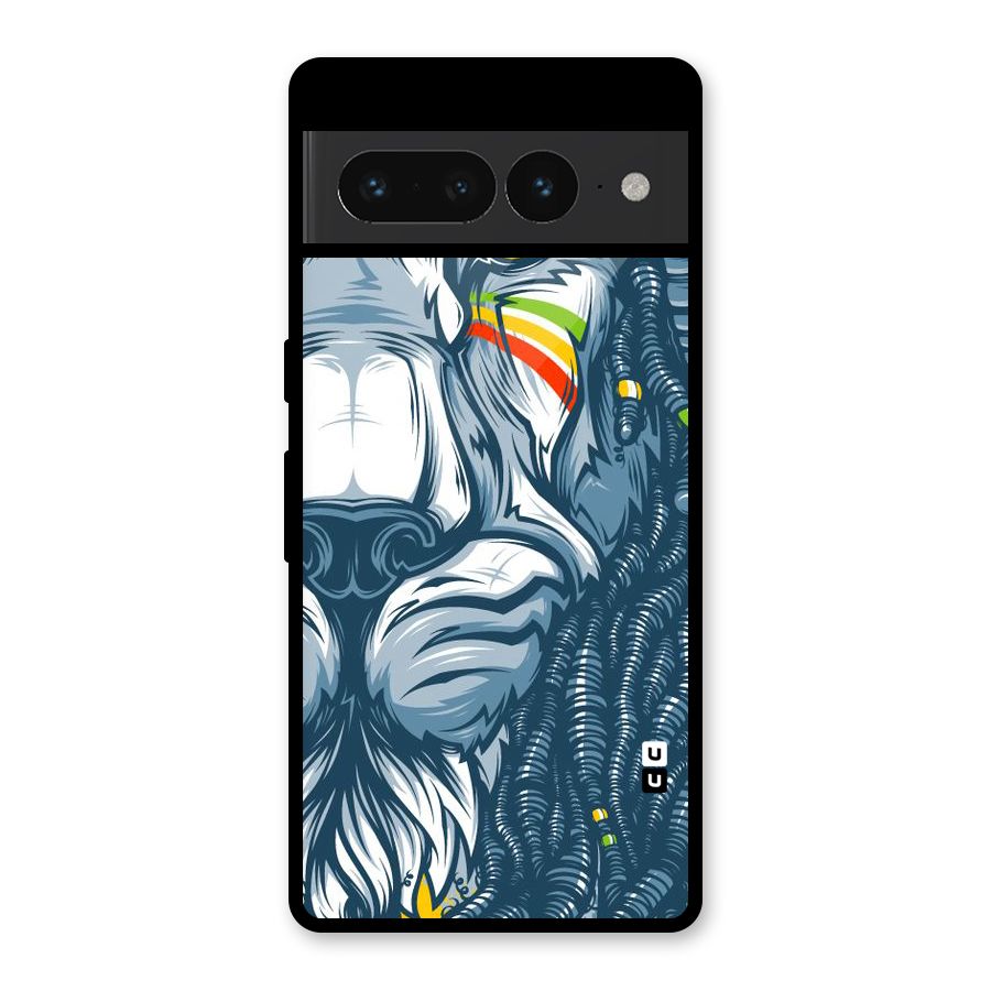Lionic Face Glass Back Case for Google Pixel 7 Pro