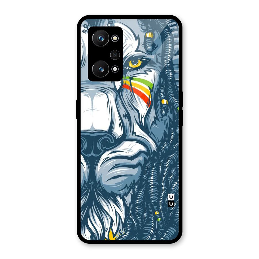 Lionic Face Glass Back Case for Realme GT Neo 3T