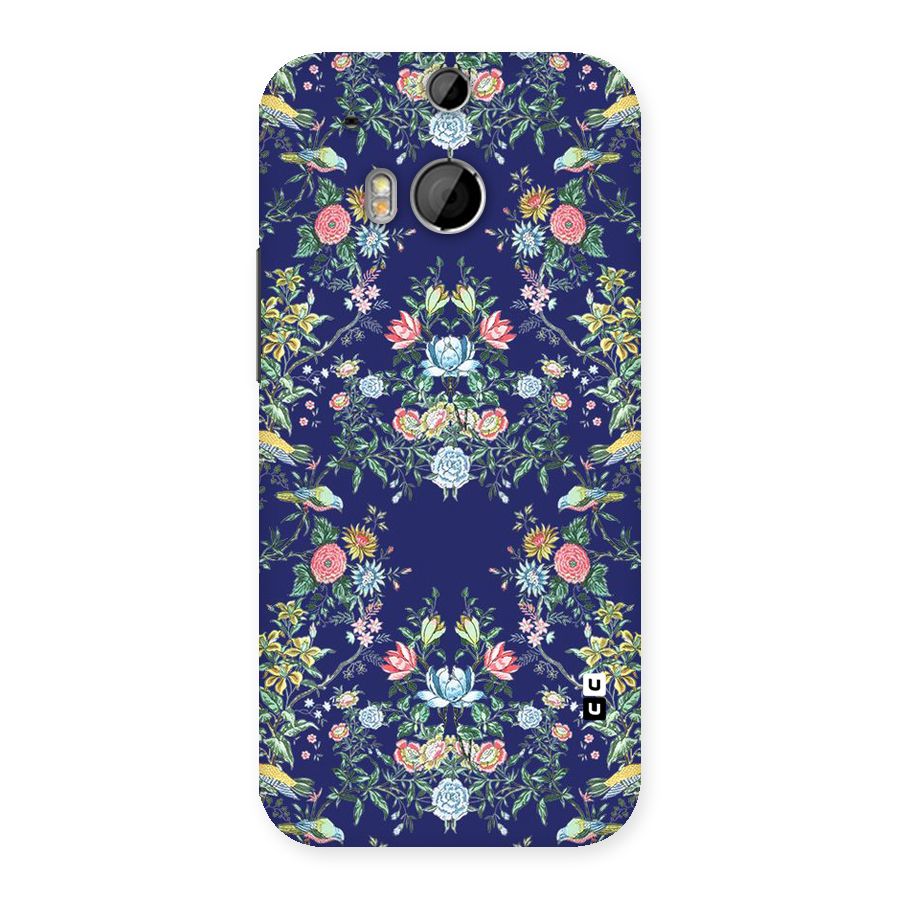 Little Flowers Pattern Back Case for HTC One M8