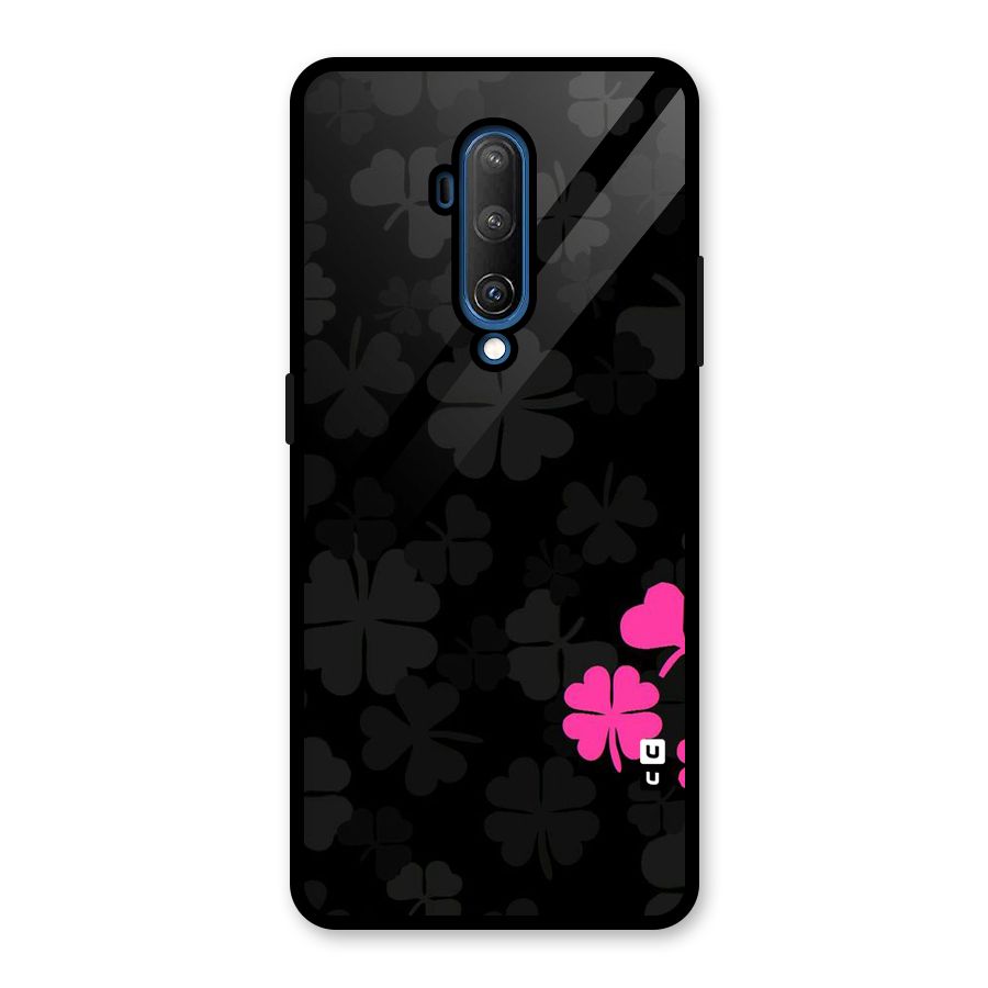Little Pink Flower Glass Back Case for OnePlus 7T Pro