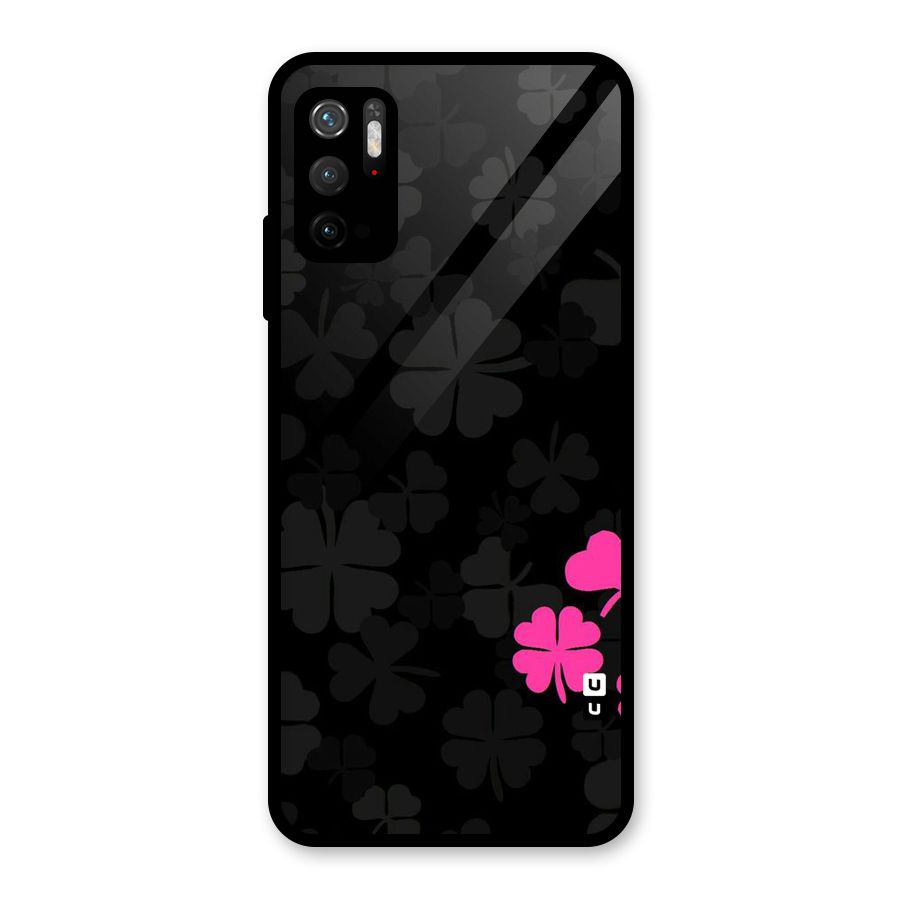 Little Pink Flower Glass Back Case for Poco M3 Pro 5G