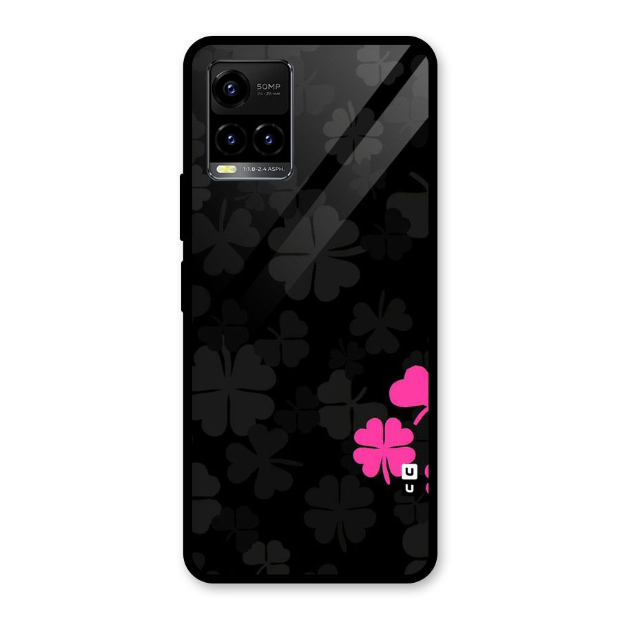 Little Pink Flower Glass Back Case for Vivo Y21T