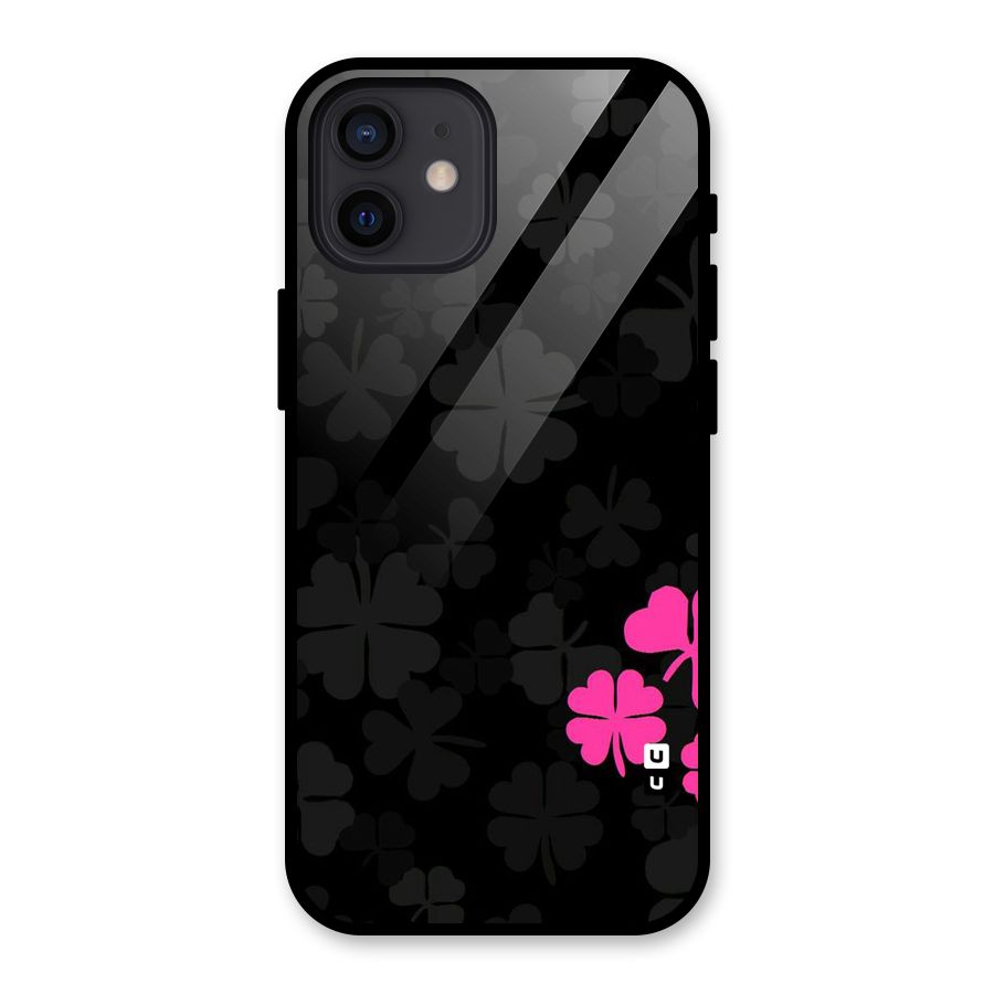Little Pink Flower Glass Back Case for iPhone 12