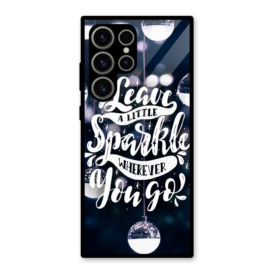 Little Spark Glass Back Case for Galaxy S23 Ultra
