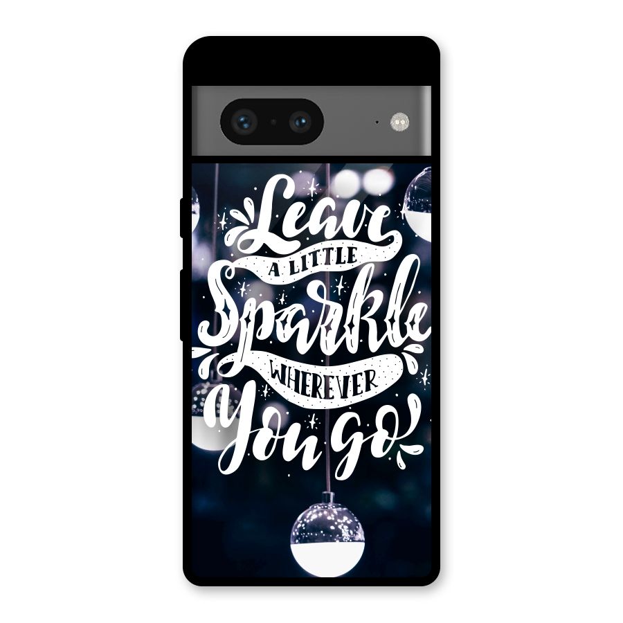 Little Spark Glass Back Case for Google Pixel 7