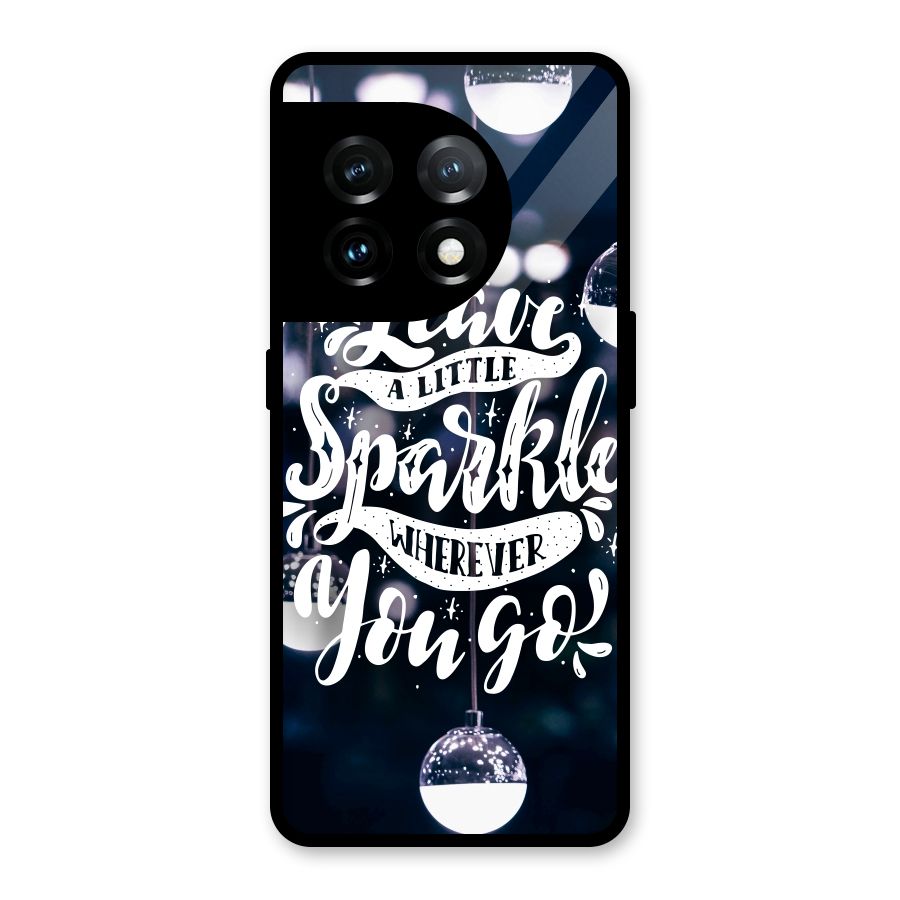 Little Spark Glass Back Case for OnePlus 11