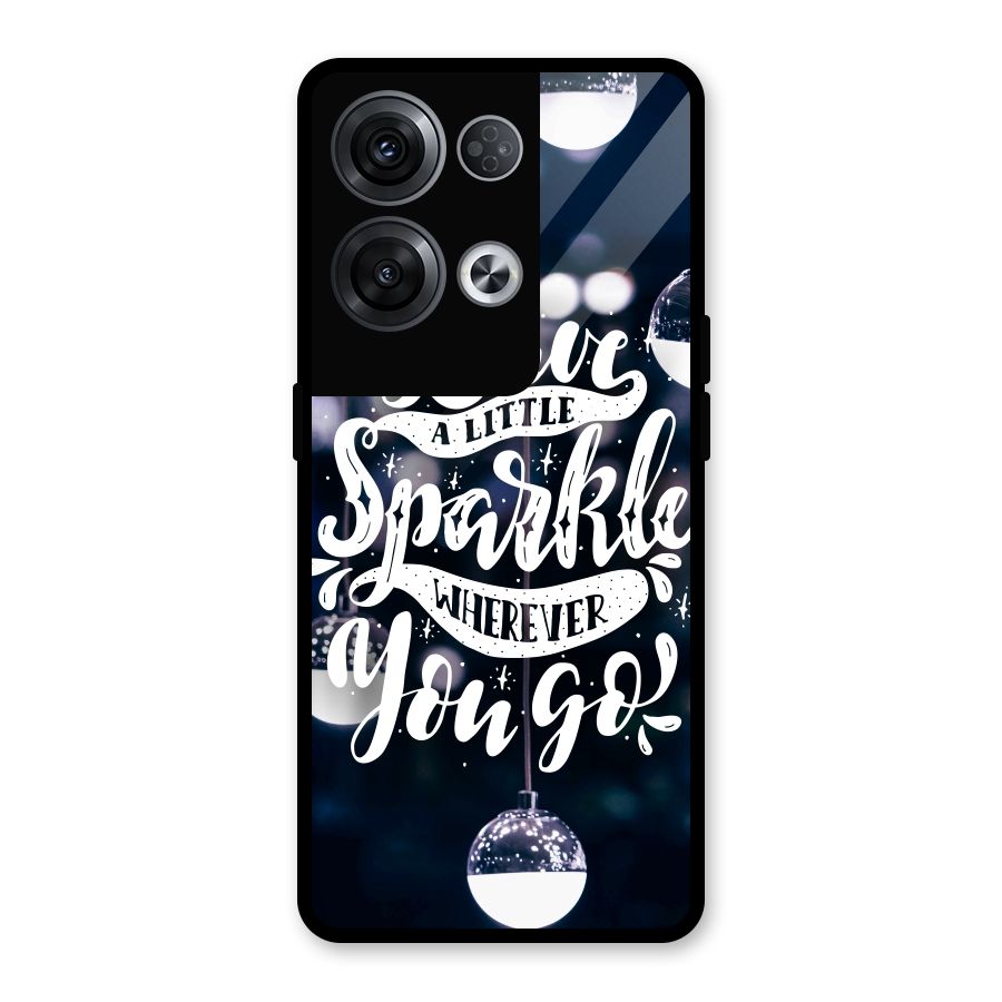 Little Spark Glass Back Case for Oppo Reno8 Pro 5G