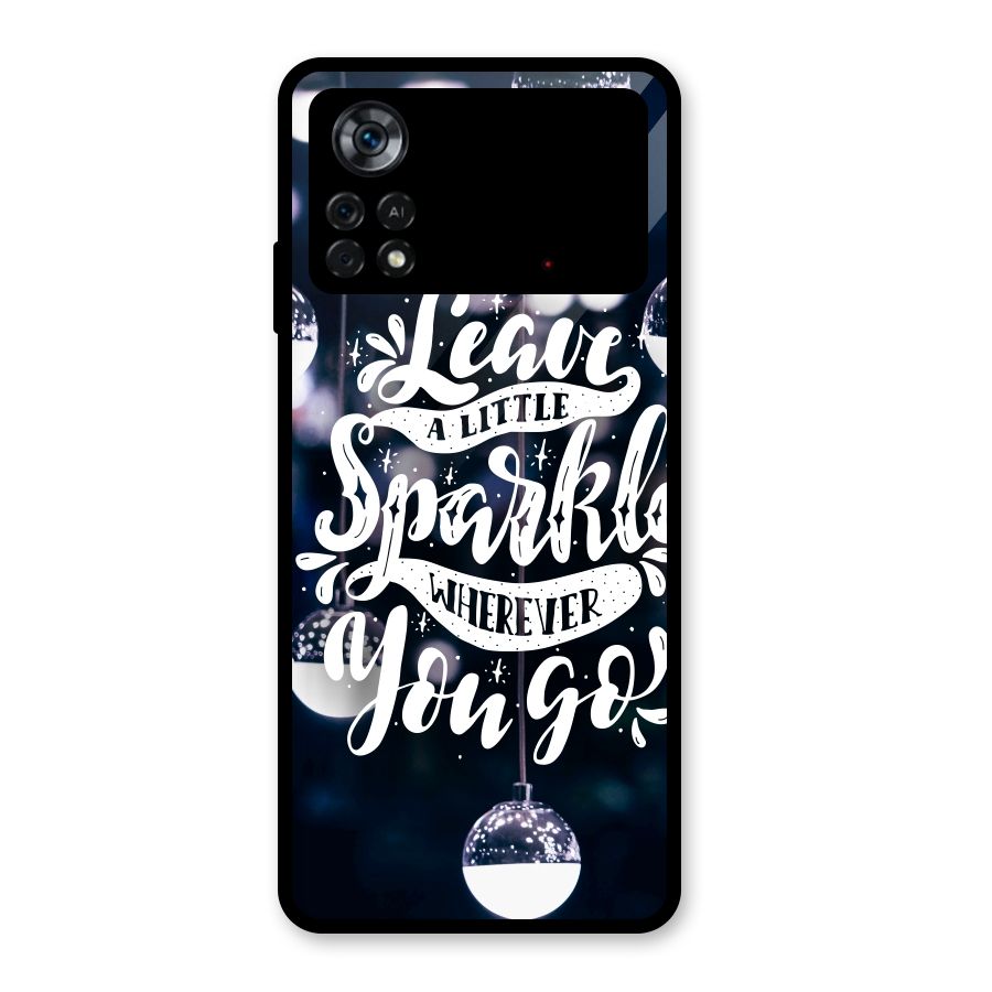Little Spark Glass Back Case for Poco X4 Pro 5G
