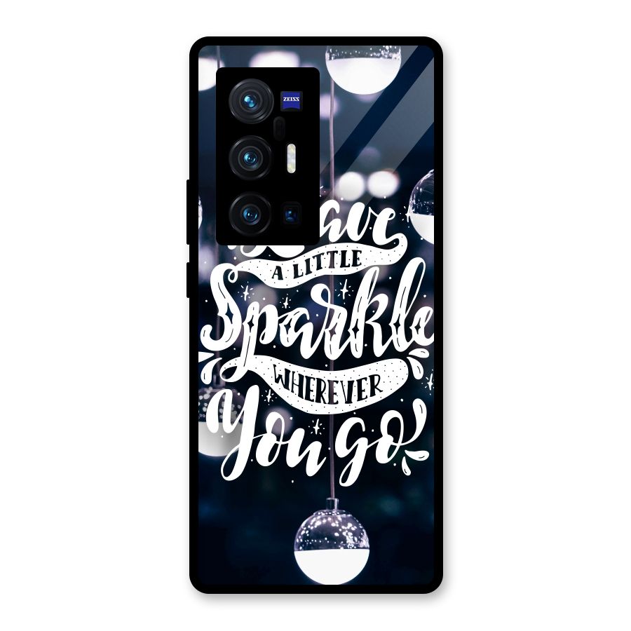Little Spark Glass Back Case for Vivo X70 Pro Plus