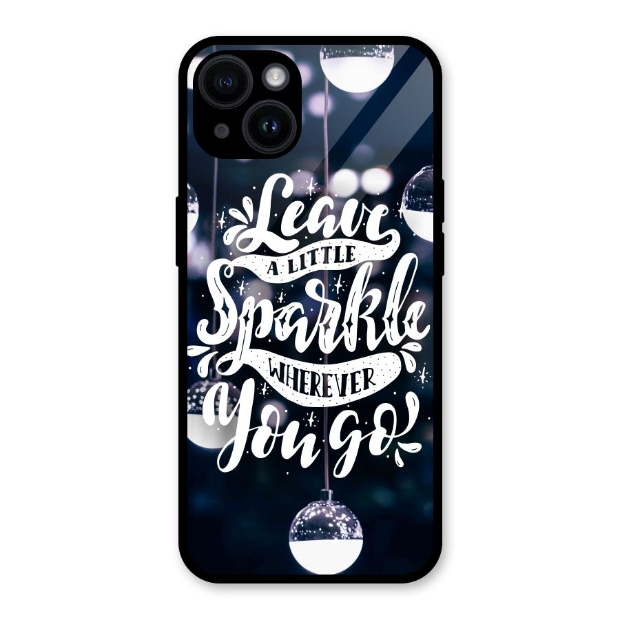 Little Spark Glass Back Case for iPhone 14