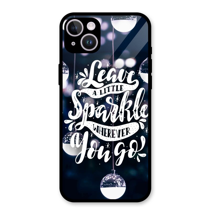 Little Spark Glass Back Case for iPhone 14 Plus