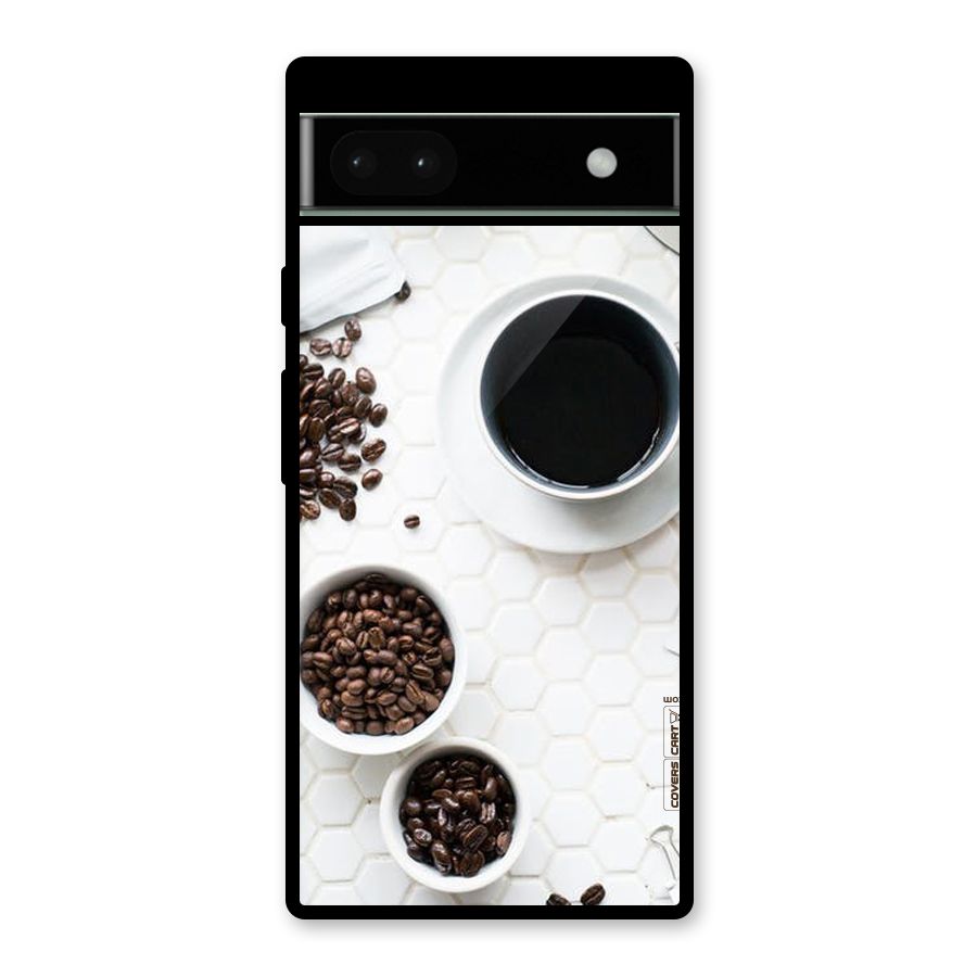 Live Coffee Glass Back Case for Google Pixel 6a