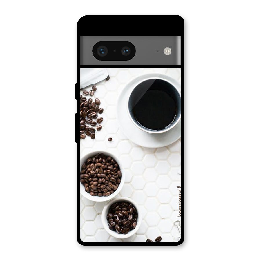 Live Coffee Glass Back Case for Google Pixel 7