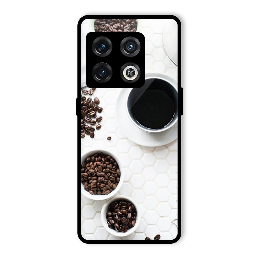 Live Coffee Glass Back Case for OnePlus 10 Pro 5G