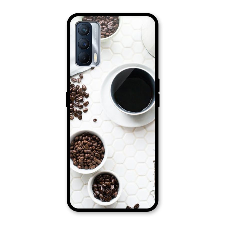 Live Coffee Glass Back Case for Realme X7