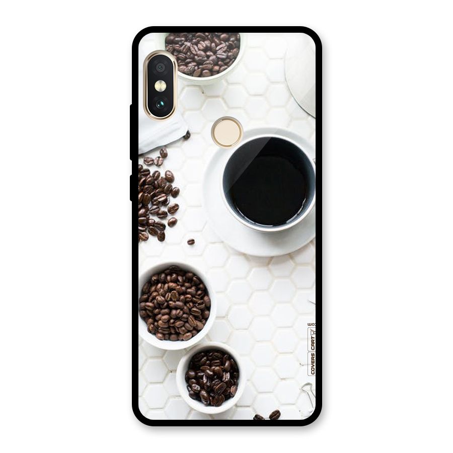 Live Coffee Glass Back Case for Redmi Note 5 Pro