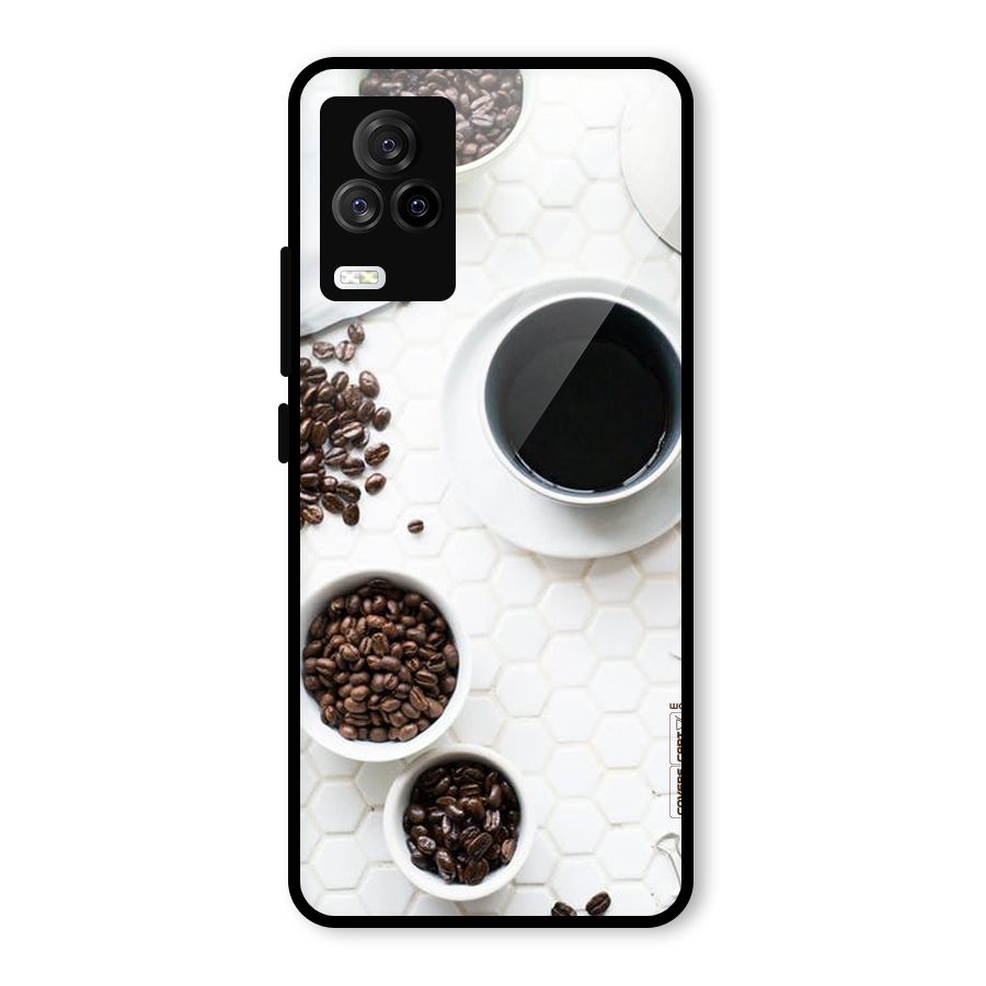Live Coffee Glass Back Case for Vivo iQOO 7 Legend 5G