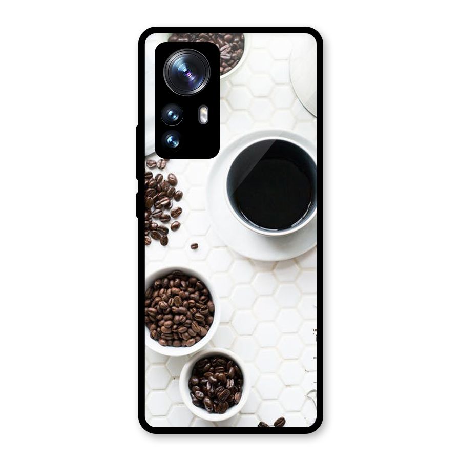 Live Coffee Glass Back Case for Xiaomi 12 Pro