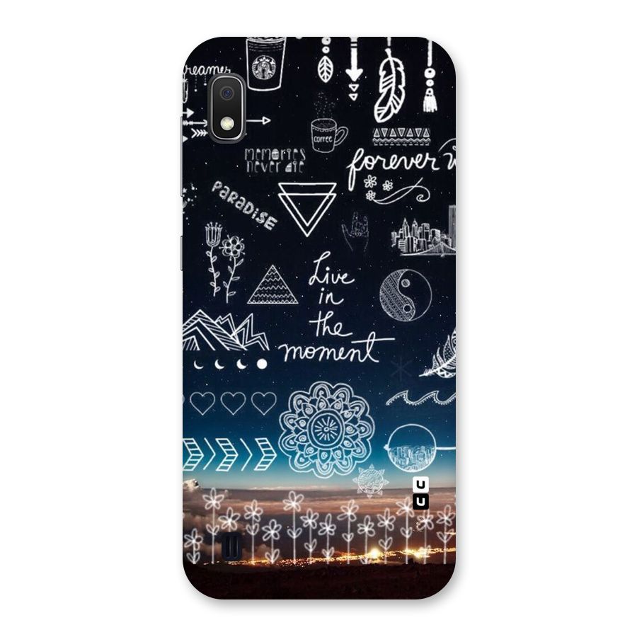 Live In The Moment Back Case for Galaxy A10