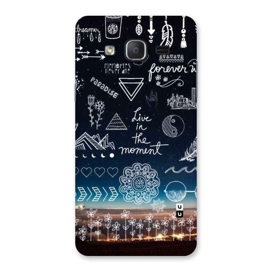 Live In The Moment Back Case for Galaxy On7 2015