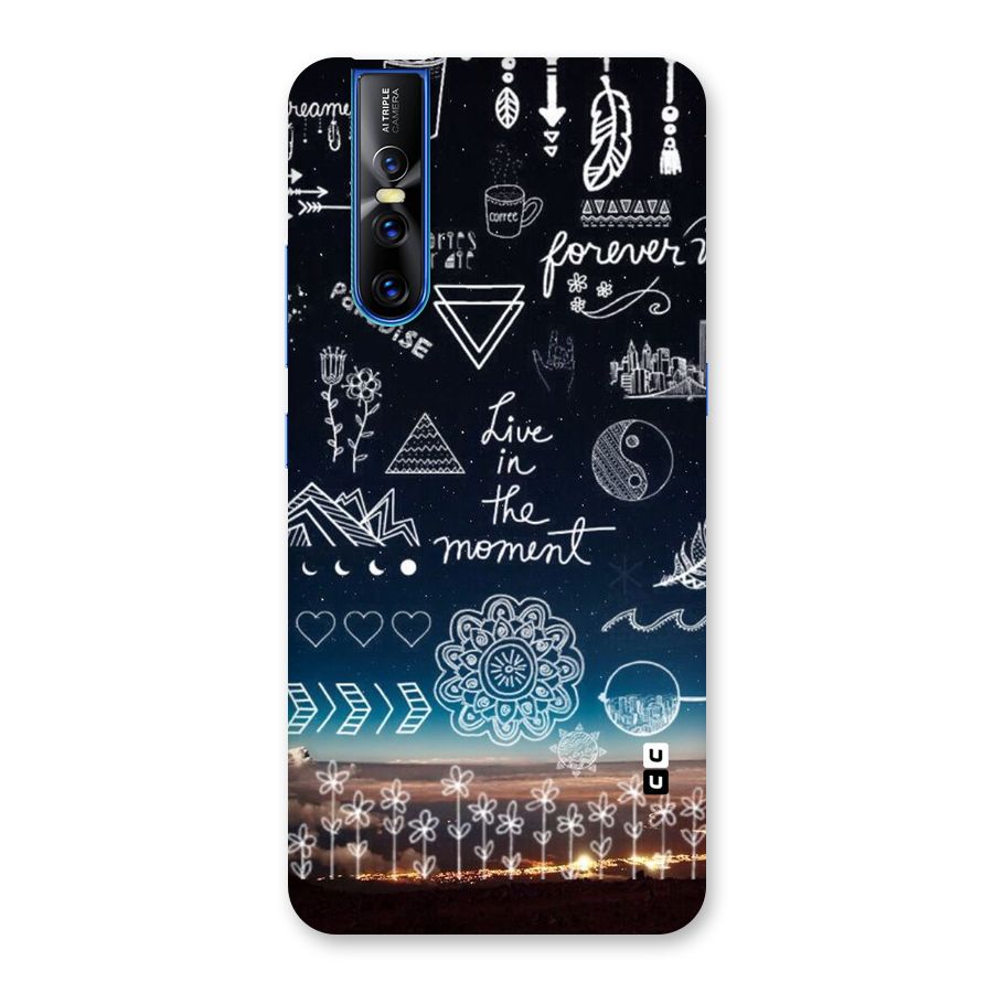 Live In The Moment Back Case for Vivo V15 Pro