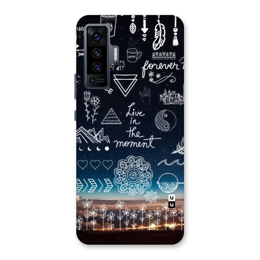 Live In The Moment Back Case for Vivo X50