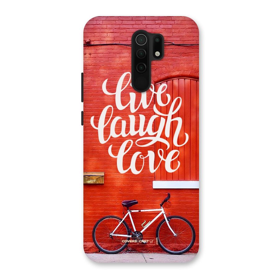 Live Laugh Love Back Case for Poco M2