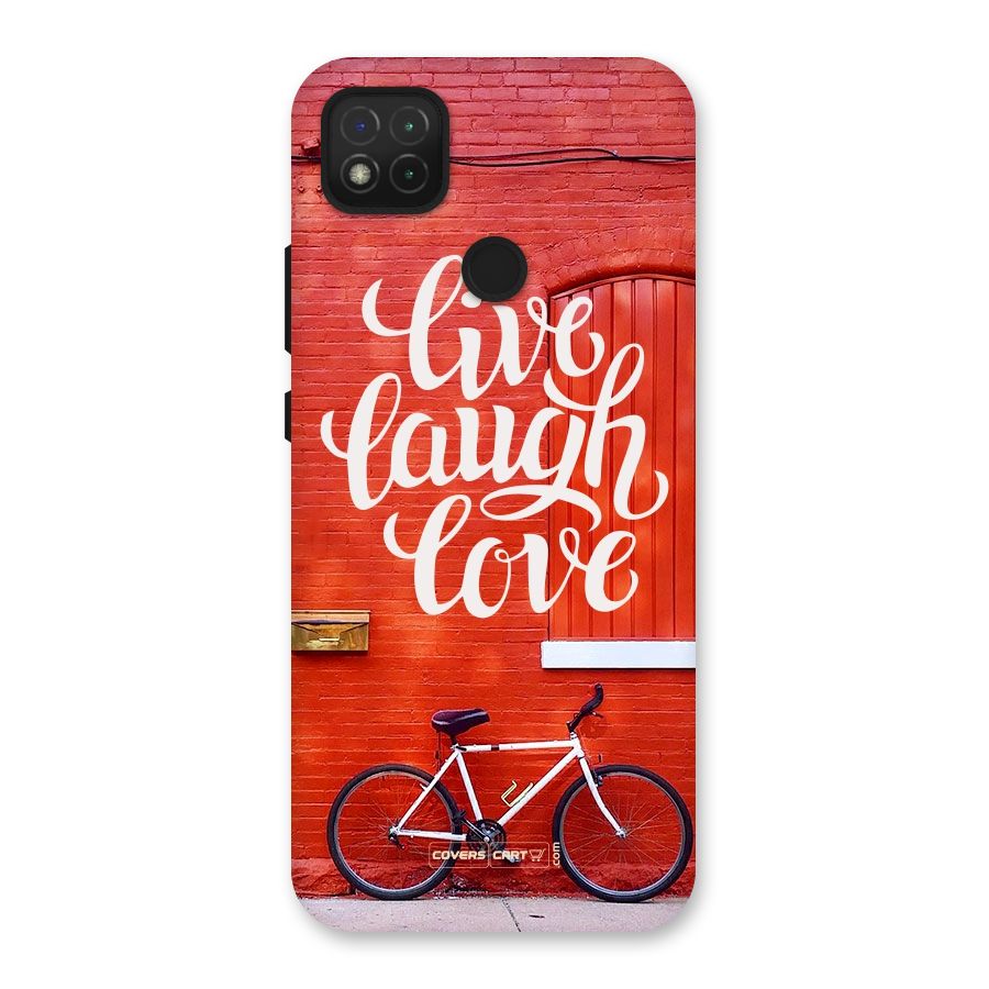 Live Laugh Love Back Case for Redmi 9C