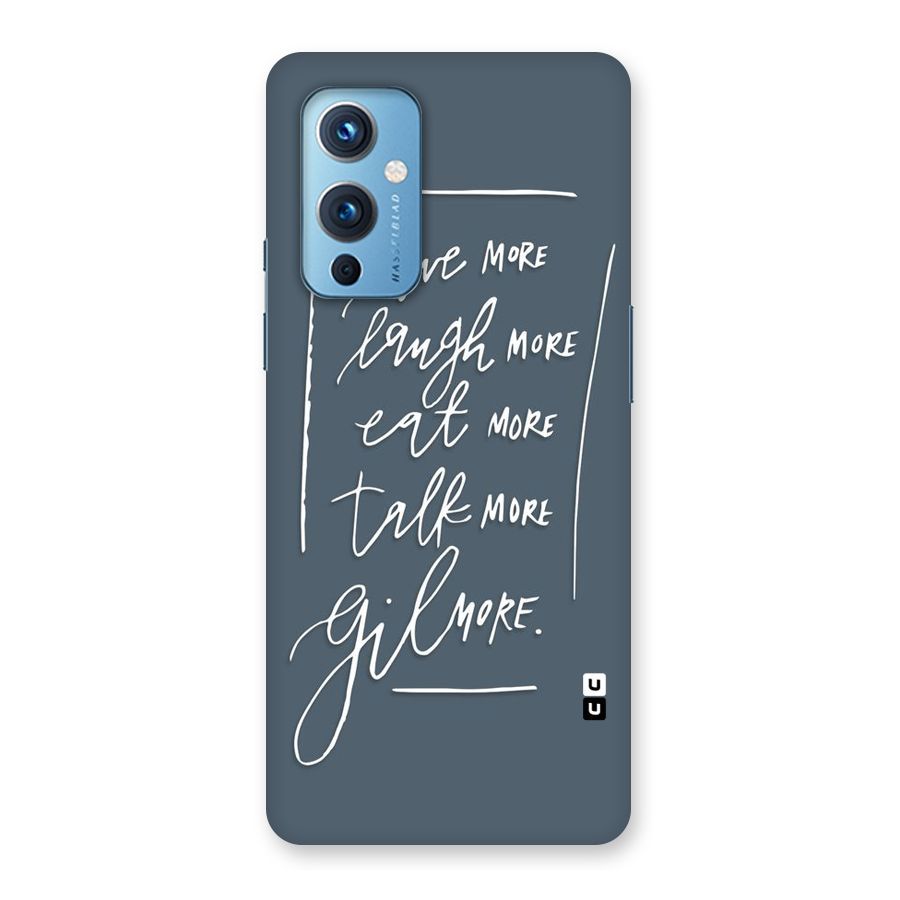 Live Laugh More Back Case for OnePlus 9