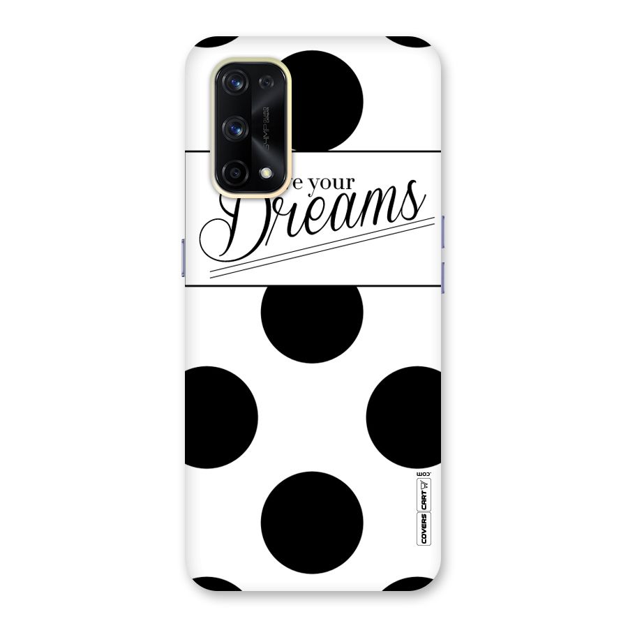 Live Your Dreams Glass Back Case for Realme X7 Pro