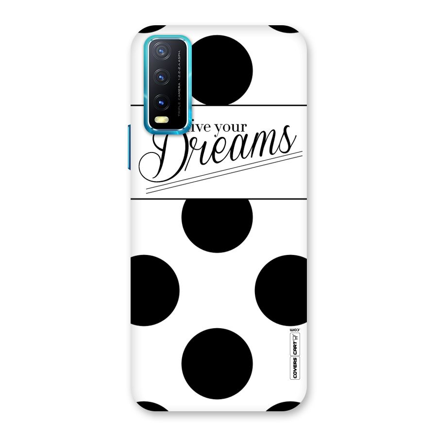 Live Your Dreams Back Case for Vivo Y20A