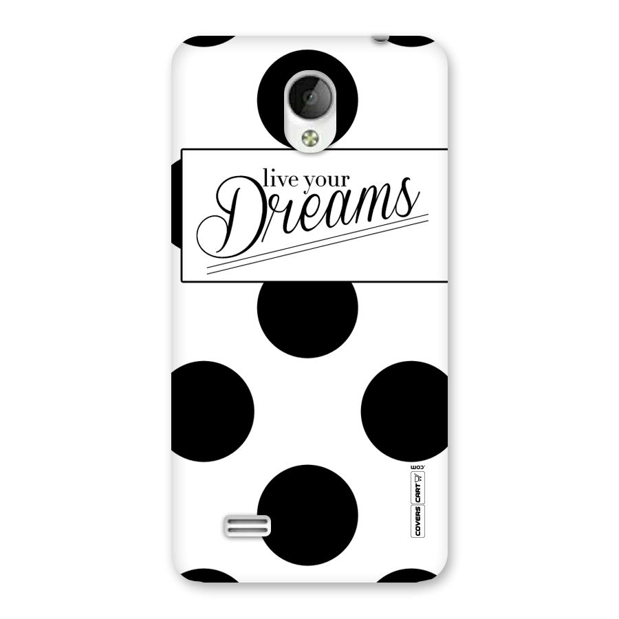 Live Your Dreams Back Case for Vivo Y21